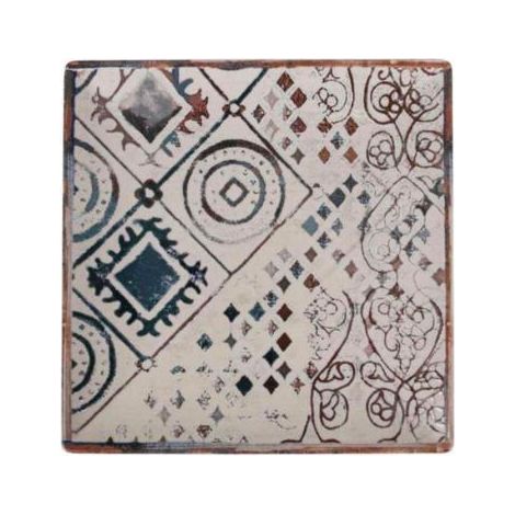 Plato Llano La Mediterránea Grecia Porcelana Brillo (24 x 24 x 2 cm)