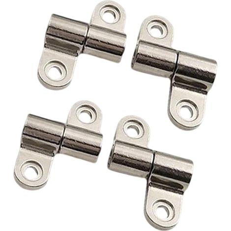 Lot de 4 Friction Positionnement Charnière Avec Trous Ton, Amortissement à 360 Degrés, pour Armoires, Boîtes, Portes D'équipement (1/5)