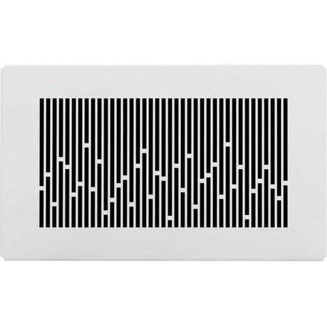 Griglia Valsir AriaSilent Urban bianca 280x160 mm per sistemi di VMC (Ventilazione meccanica controllata) VS0435401