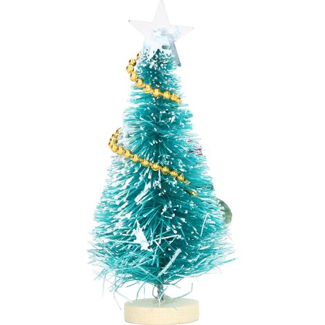 10 Pièces Sapins de Noël Miniatures pour Maison de Poupée 1/12, Décoration Festive Détaillée et Adorable (1/5)