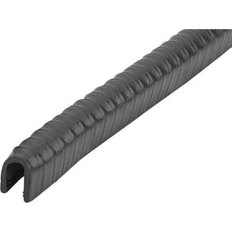 KIPP Kantenschutzprofil 10000 x 12 x 15 mm Form E PVC schwarz (1/3)