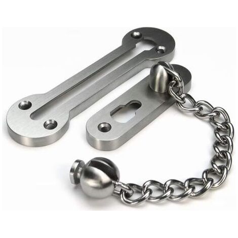Extra dicke 3 mm massive Sicherheitstürkette aus Edelstahl 304 für Schiebetüren an der Haustür (1/5)