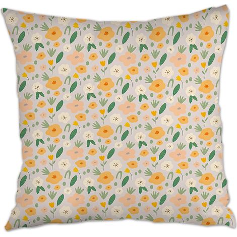 Housse de coussin 45x45 cm carrée inaltérable pour Noël, l'Action de grâce, anniversaire, la Fête des Mères (1/5)