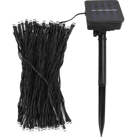Solar-Lichterkette mit 8 Modi für den Außenbereich, eingebauter 600-mAh-Akku, Lichterkette für den Außenbereich, perfekt für Hochzeiten, Geburtstage und Weihnachtsdekorationen im Garten (1/5)