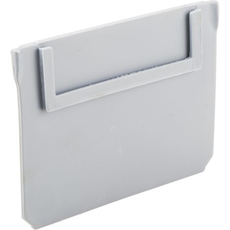 Diviseur de casiers RS PRO Avant vers arrière Bleu, à utiliser avec Bac pour étagère 117 x 90 mm ( Prix pour Paquet de 20 ) (1/2)