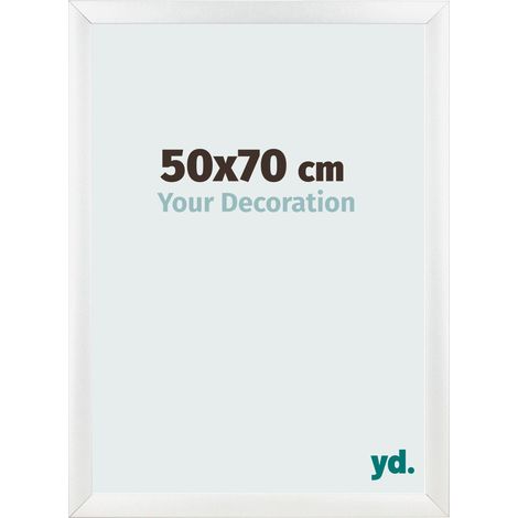 yd. - Cadre photo 50x70 - Blanc Brillant - MDF - Pisa (1/5)