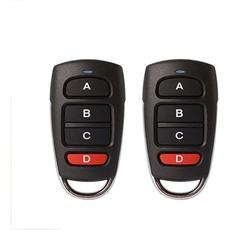 telecommande 433mhz Universelle Portail, telecommande portail universelle, Duplicateur sans Fil clonage 433,92 MHz(2PCS)-TONCHEAN (1/5)