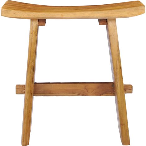 Tabouret Bois de teck massif (1/5)