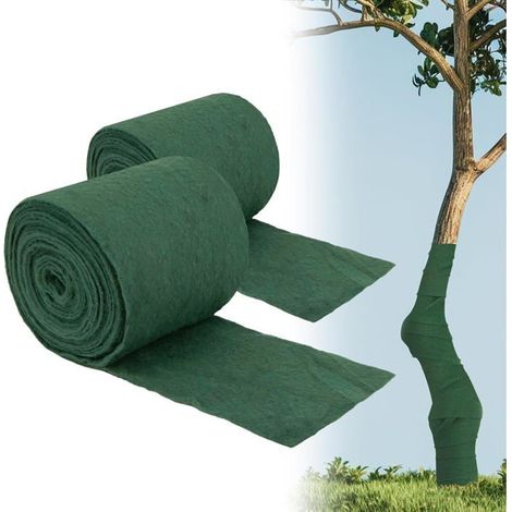 Protection hivernale pour arbres, 16 m, en gel respirant et résistant, protège l'écorce des cerfs et animaux. (1/5)