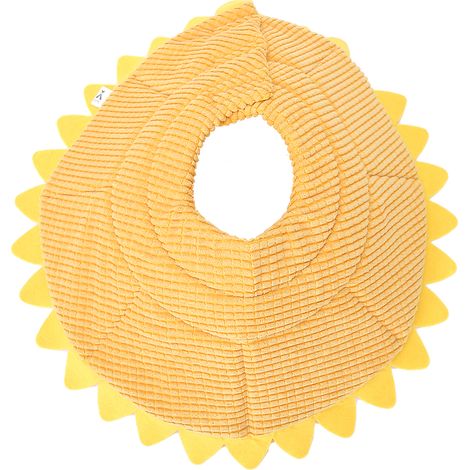 Bequemes Halsband für Haustiere, sonnenblumenförmiger Plüschkegel mit Klettverschluss für Hunde, Katzen und Welpen (1/5)