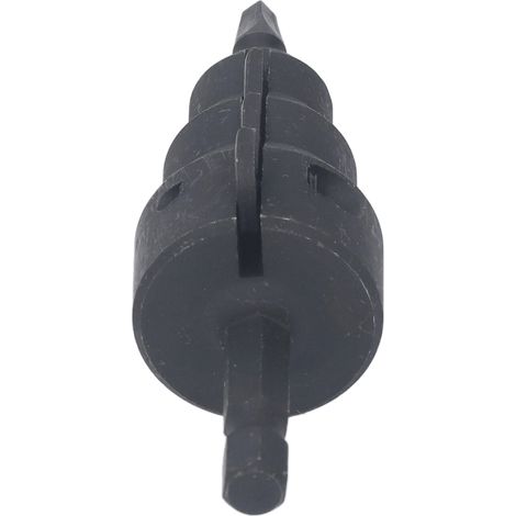 Alésoir de conduit électrique Power Conduit Reamer, tige de 1/4 pouce, kit d'alésoir de tuyau en acier à haute teneur en carbone avec 5 lames (1/5)