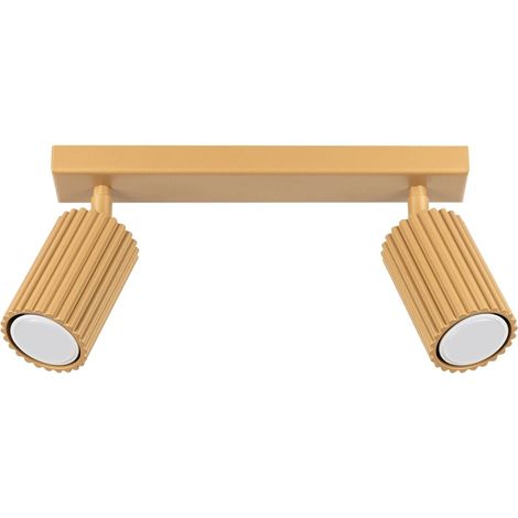 Regleta Moto dorado, 2 luces (1/5)
