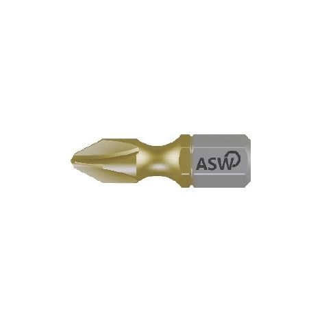 ASW - PUNTAS PH PHILIPS CORTAS PH 2 x 25 mm. PROFESIONAL