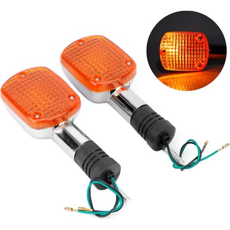 EJ.life Une paire de clignotants de moto pour Honda 8mm A (1/5)