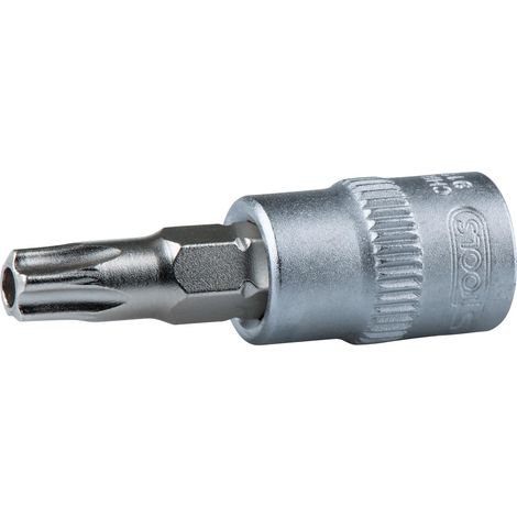 Douille tournevis - 3/8'' - TORX percé 25 - L.50 mm - CHROMEmat - sur support (1/2)