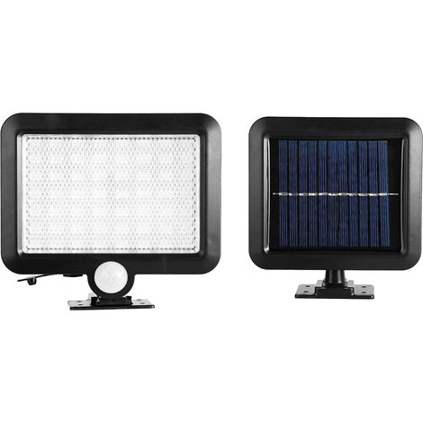 56 LED Solar-Außenleuchte mit Bewegungsmelder, für Gartenwege oder Haus. (1/5)