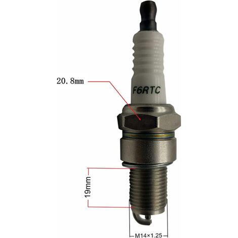 Bougies BPR6ES BP6ES F6RTC WR6DC compatibles GX160 GX200 GX270 GX390