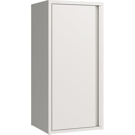 Mobiletto in metallo 88 x 40 x 35 cm bianco 030006356