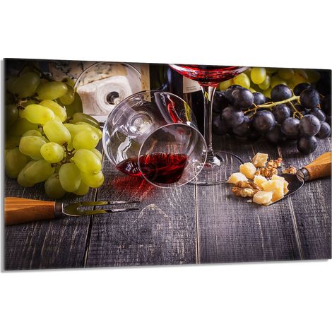 Glasschutzplatte für den Herd 80x52 Wein (1/5)