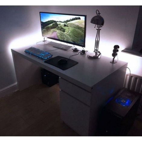Bande LED - - 5 m - Blanc froid 5000–5500K - 300×3528 LEDs - USB 5V, découpable (1/4)