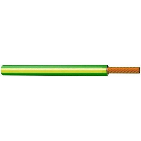 Rollo 100mts cable unipolar flexible H07V-K  6mm - Tierra