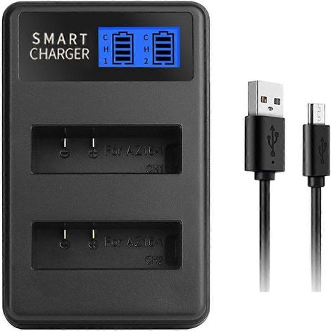 Double chargeur USB pour Batteries de caméra d'action XiaoYi YI 4K YI 4K + YI Lite (1/4)