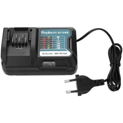 Chargeur de batterie au Lithium rapide pour Makita DC10WD/BL1015, prise ue 10.8V 12V, 100-240V (1/5)