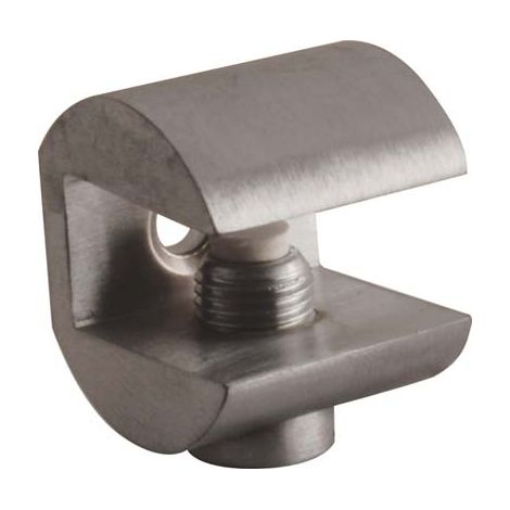 REGGIVETRO A MORSETTO COTTALI - OTTONE CROMO SATINATO D.MM 23 S.VETRO MAX MM 10- 4 pezzi