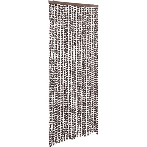 vidaXL Zanzariera Marrone e Bianco 56x185 cm Ciniglia (1/5)