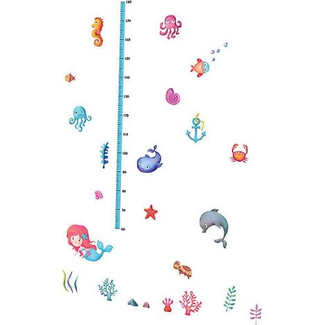 Stickers muraux amovibles pour enfants, stickers muraux décoratifs écologiques pour chambres de garçons, 70 x 50 x 0,1 cm, 1 lot. (1/5)