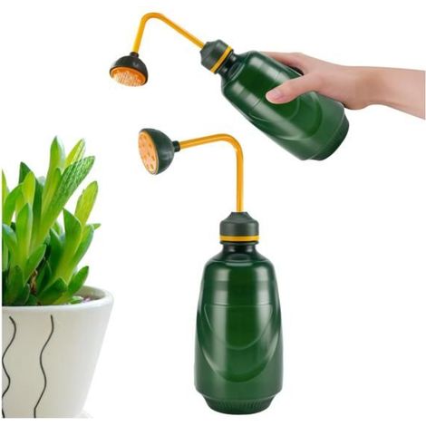 450 ml Wassersprüher für Zimmerpflanzen, manuelle Gießkanne ideal für Bonsai, empfindliche Pflanzen und Blumen (grün).