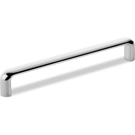 Möbelgriff SW103 BA 160 mm Chrom poliert Junker Design (1/2)