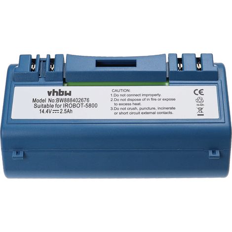 vhbw batteria sostituisce AEG 14904 per home cleaner, blu (2500mAh, 14,4V, NiMH)