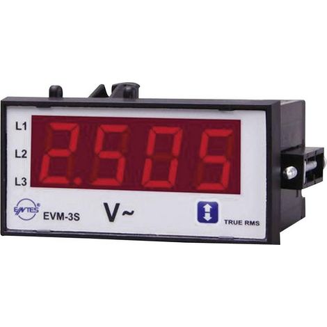 Entes EVM-3C-48 Voltímetro digital empotrable 10-600 V CA