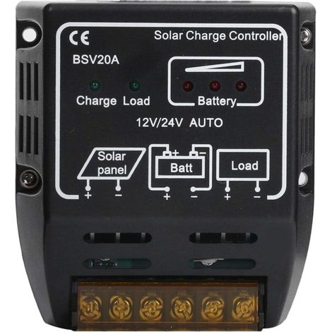 Solar-Laderegler – 20A DC12V Solarzellen-Laderegler Batterie-Laderegler