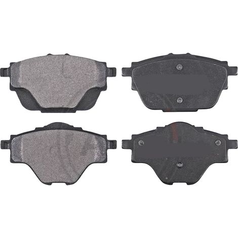 KIT PASTIGLIE FRENO POSTERIORI compatibile con PEUGEOT 3008 SUV (MC,MR,MJ,M4) / PASTIGLIE FRENANTI AUTO OEM P 61 124  P 61 122, / SOSTITUZIONE DIRETTA / BASSA POLVERE / SILENZIOSO
