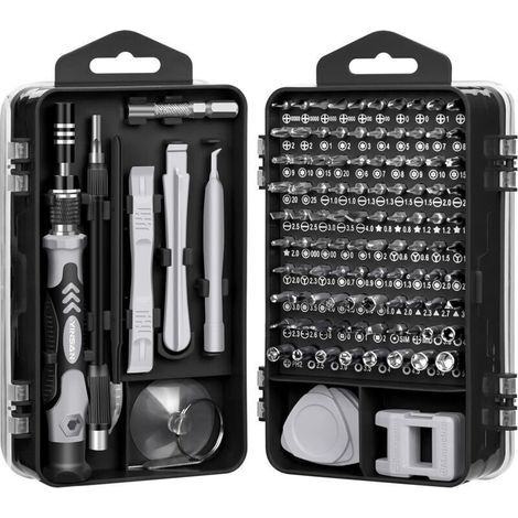 Kit di cacciaviti di precisione, mini kit di cacciaviti magnetici, set di strumenti per la riparazione di computer, laptop e console di gioco. (1/4)