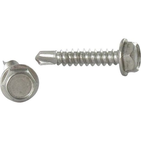 Vis autoperceuse Tête hexagonale TH 6.3X32 Inox A2-30 pièces - Vis autoperceuse Tête hexagonale TH 6.3X32 Inox A2-30 pièces (1/5)