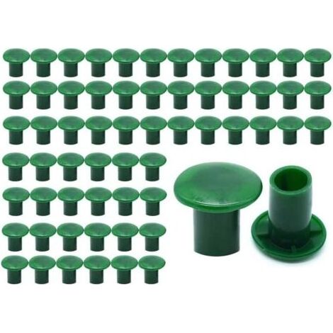Capuchon De Protection - Pour Canne De Jardin - Diamètre 16 mm - Hauteur 25 mm - Lot De 60 Pièces (1/5)