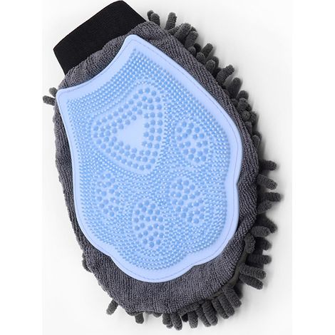 Brosse de bain pour animaux de compagnie Bleu (1/4)