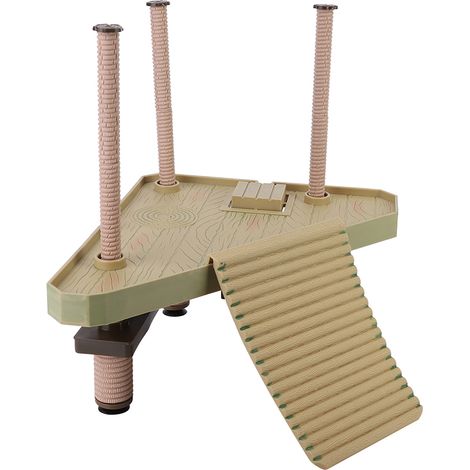 Plateforme flottante plate pour reptiles et tortues, idéale pour se prélasser au soleil ou pour la détente des amphibiens dans un aquarium. Table plate pour aquarium. (1/5)