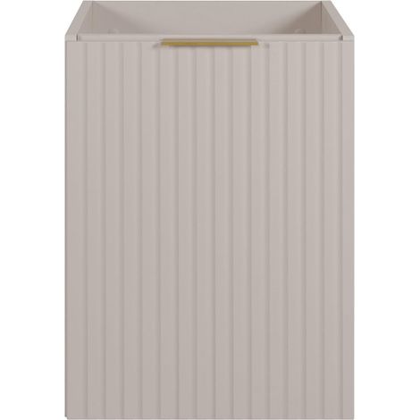 Mobile da bagno, Cashmere + maniglia oro, 40 x 57 x 46 cm (1/5)