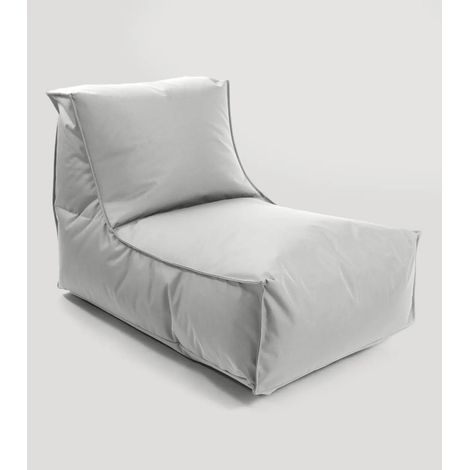 [GEBRAUCHT] B-Ware Mokebo Sitzsack Pouf Indoor Outdoor Der Sundowner Hellgrau Möbel Sitzmöglichkeit (1/2)