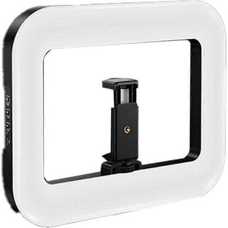 Wiederaufladbare 20-W-LED-Ringleuchte mit drei Farben, tragbare Akzentleuchte für Live-Streaming mit dem Mobiltelefon, Desktop-Selfie-Leuchte A (1/5)