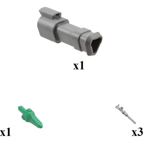 Kit Connecteur DT series femelle 3 Voies E008