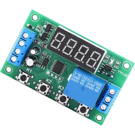 LED-Anzeige, einstellbares Timer-Relais-Automatisierungssteuerungs-Schaltmodul (12V) (1/5)