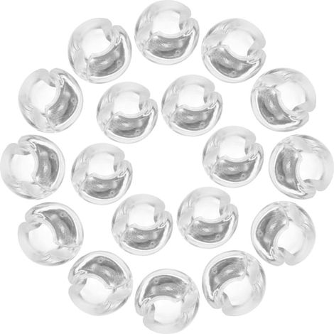 Butées de chaînette à perles, installation facile et réglage sans effort, 24 accessoires pompons (1/5)