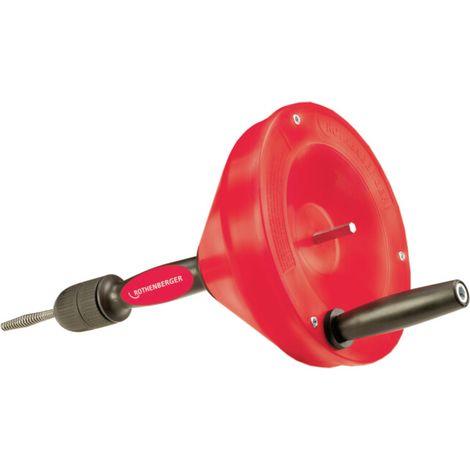 Rothenberger – Déboucheur de canalisation électrique et manuel 4,5m – Pour tuyaux jusqu'à 50mm – Moteur puissant – 72090