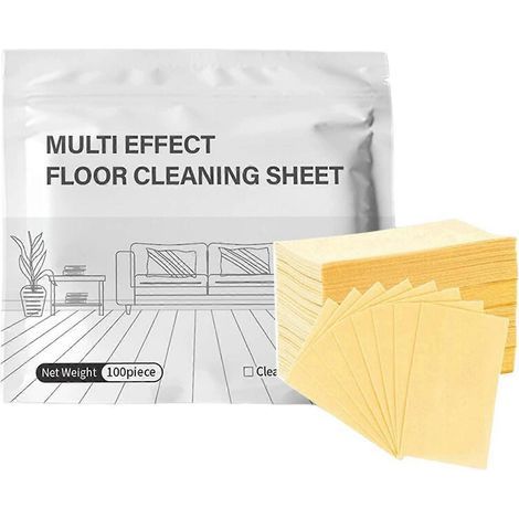 Feuilles concentrées nettoyantes pour sols, nettoyage multi-effets, papier soluble parfumé pour le lavage, nettoyant multi-usages pour parquet et carrelage. (1/5)