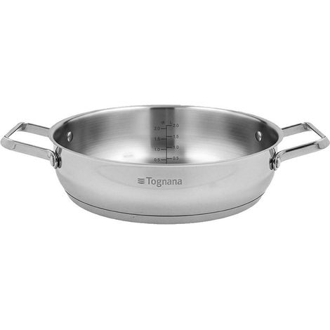 Tegame in Acciaio Inox Anche Induzione Grancucina Iconiqa 24 cm Tognana
